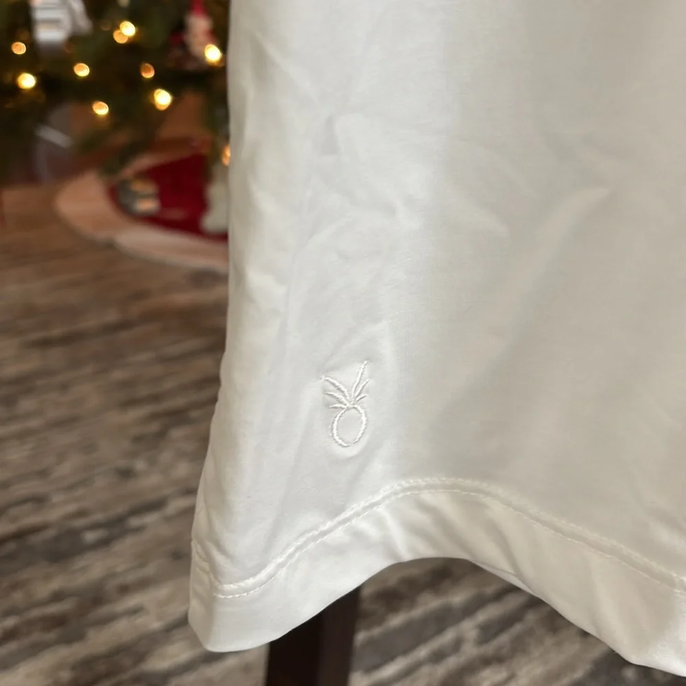 Dudley Stephens White t-shirt v-neck - Picture 3 of 4